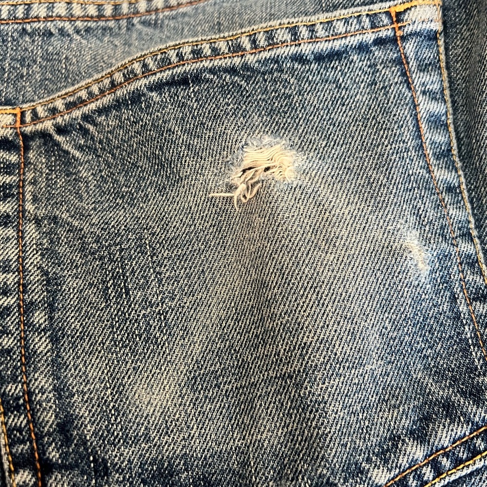 Reiss Distressed Drake Jeans in Freeport - Picture 4 of 7
